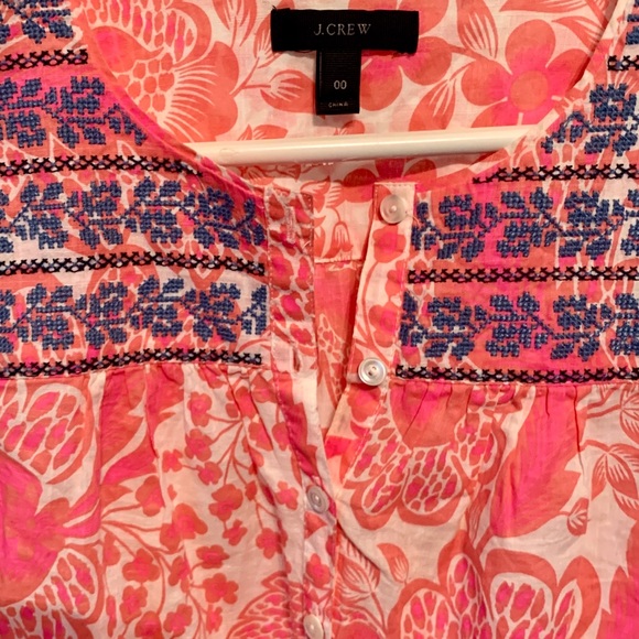 JCrew Embroidered Top - Picture 4 of 5